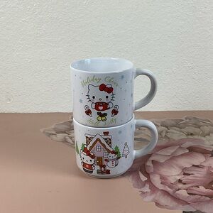 Hello Kitty Festive White Mug Duo 10oz